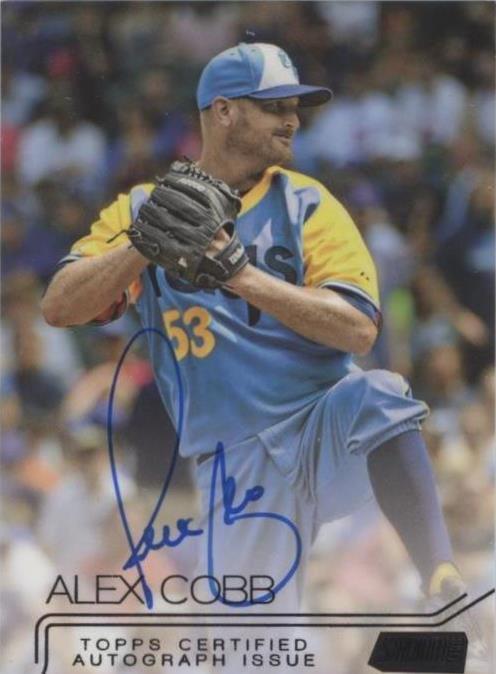 Topps Stadium Club 2015 - Alex Cobb #SCA-AC