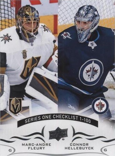 2018-19 Upper Deck - Connor Hellebuyck Marc-Andre Fleury #199