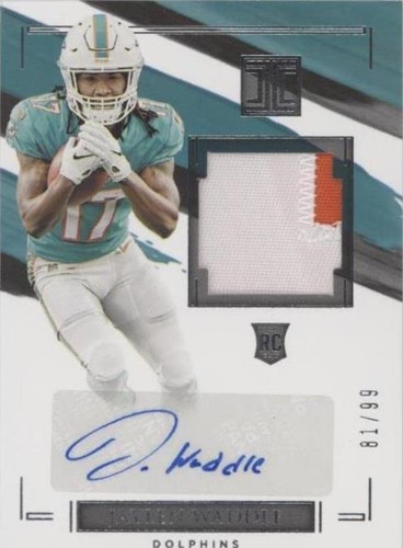 2021 Panini Impeccable Jaylen Waddle #RPA-JW