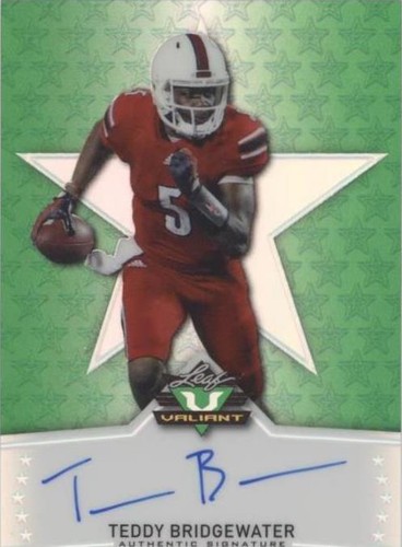 2014 Leaf Valiant Teddy Bridgewater #BA-TB2