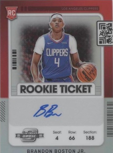 Brandon Boston Jr. RC auto /20シリ Lot of (54) Brandon Boston Jr. RC Cards - Silver Prizm/Optic