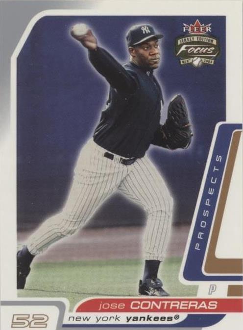 Camiseta Fleer Focus 2003 edición - José Contreras #180