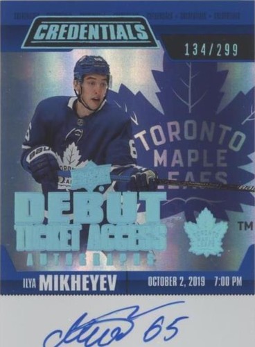 2019-20 Upper Deck Credentials - Ilya Mikheyev #RTAA-IM