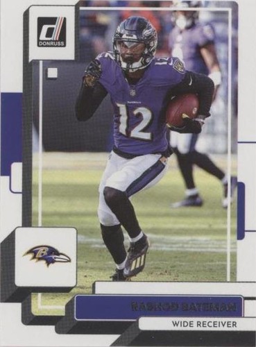 2022 Panini Donruss Rashod Bateman #186