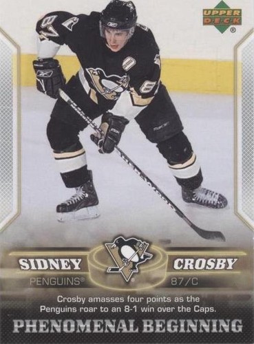 2005-06 Upper Deck Phenomenal Beginning - Sidney Crosby #20