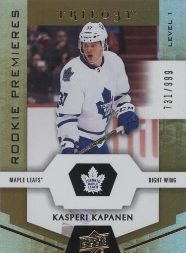 2016-17 Upper Deck Trilogy - Kasperi Kapanen #78