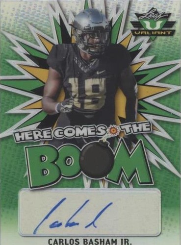 2021 Leaf Valiant Carlos Basham Jr. #HCB-CBJ