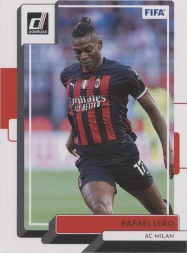 ラファエルレオン AC Milan オーセンティック 2022-23 Topps Finest UCL AC Milan Rafael Leao Autograph Neon
