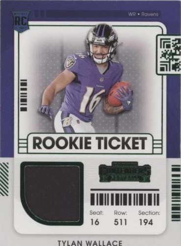 2021 Panini Contenders Tylan Wallace #RTS-TW