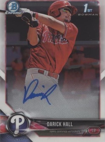 2018 Bowman - Darick Hall #CPA-DH