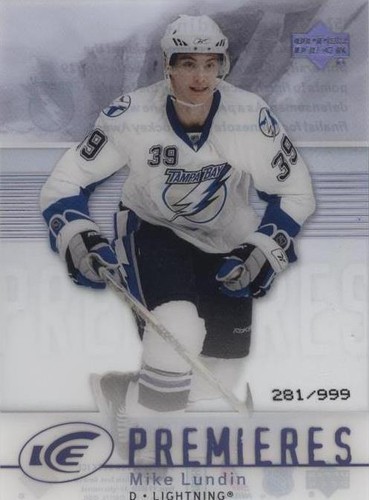 2007-08 Upper Deck Ice - Mike Lundin #157
