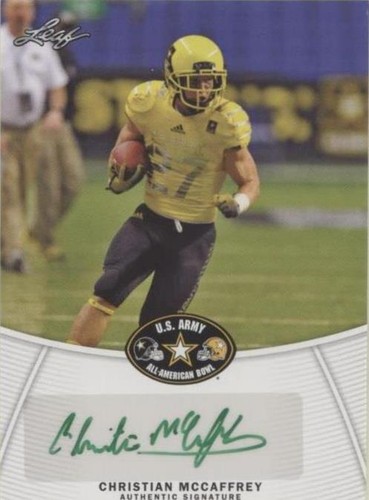 2014 Leaf U.S. Army All-American Bowl Christian McCaffrey #BA-CM1