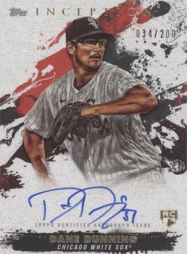 2021 Topps Inception - Dane Dunning #RESA-DD