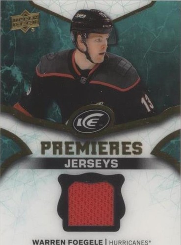 2018-19 Upper Deck Ice - Warren Foegele #IPJ-WF