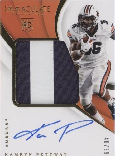 2018 Panini Immaculate Collection Collegiate Kamryn Pettway #144