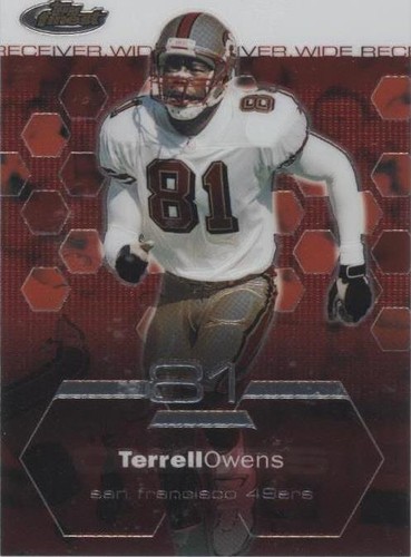 2003 Topps Finest Terrell Owens #56