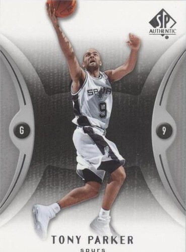 SP 09/25 HIS JERSEY # PSA 8 NM-MT 2002 TONY PARKER FLAIR ROW