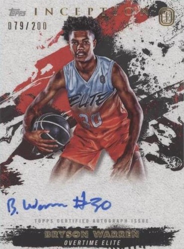 2021-22 Topps Inception OTE Overtime Elite - Bryson Warren #IA-BW2