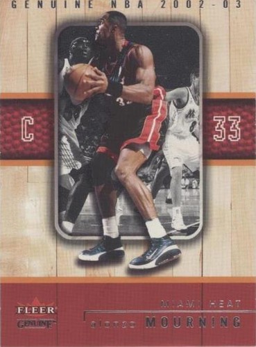 2002-03 Fleer Genuine - Alonzo Mourning #99