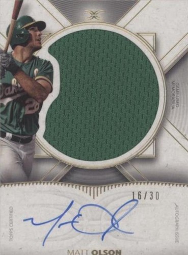 2021 Topps Definitive Collection - Matt Olson #ARC-MO