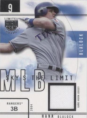 2004 Skybox Limited Edition - Hank Blalock #SL-HB