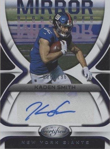 2021 Panini Certified Kaden Smith #MS-KS