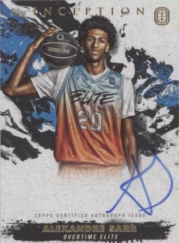 2021-22 Topps Inception OTE Overtime Elite - Alexandre Sarr #IA-AS