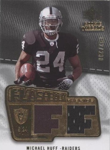 2008 SP Rookie Threads Michael Huff #FF-MH