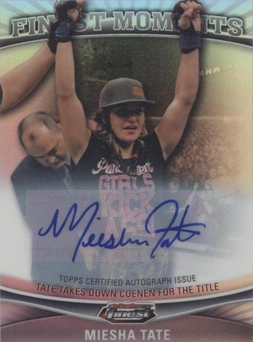 2012 Topps Finest UFC - Miesha Tate #FM-MT