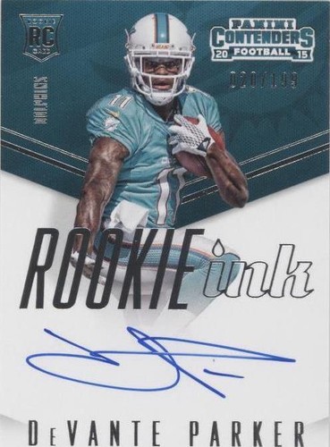 2015 Panini Contenders Devante Parker #INK-DP