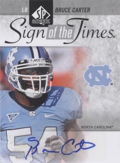 2011 SP Authentic Bruce Carter #ST-BC