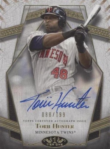 2022 Topps Tier One - Torii Hunter #PPA-TH