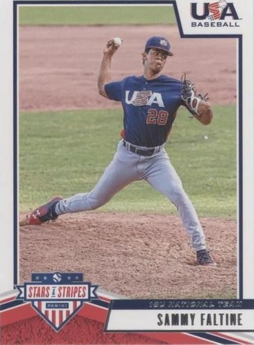 2019 Panini USA Baseball Stars & Stripes - Trey Faltine #37