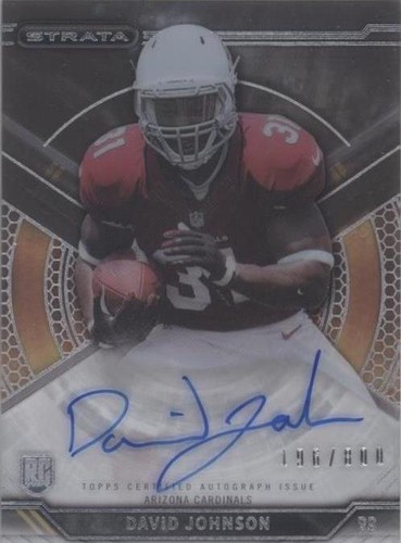 2015 Topps Strata David Johnson #SA-DJO