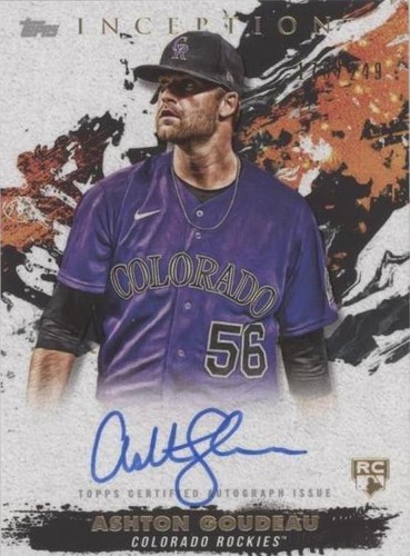 TOPPS MLBカード INCEPTION ASHTON GOUDEAU ROCKIES 02/25 #RESA-AGO 送料無料 中古 IT2 TOPPS MLBカード INCEPTION ASHTON GOUDEAU ROCKIES 02/25 #RESA