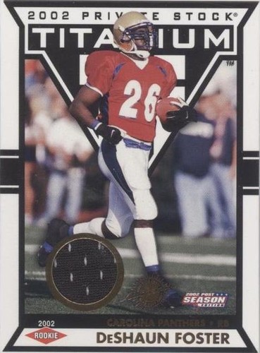 2002 Pacific Private Stock Titanium Postseason DeShaun Foster #54