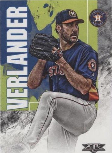 2019 Topps Fire - Justin Verlander #24