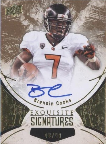2014 Upper Deck Exquisite Collection Brandin Cooks #ES-BC