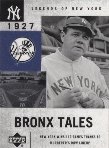 Babe Ruth 記念カード　New York Yankees BABE RUTH BASEBALL CARD-NEW YORK YANKEES-RARE UK ISSUE