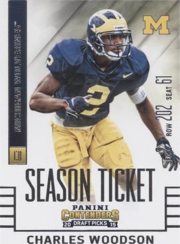 2015 Panini Contenders Draft Picks Charles Woodson #24