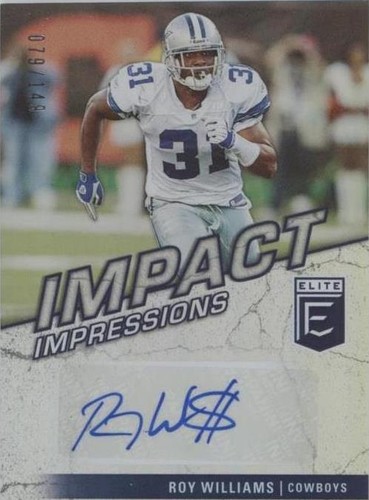 2022 Panini Donruss Elite Roy Williams #II-RW