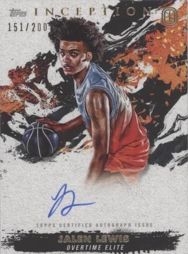 2021-22 Topps Inception OTE Overtime Elite - Jalen Lewis #IA-JL2