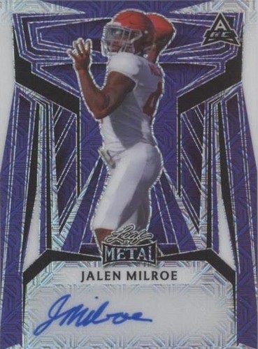 2023 Leaf Metal Jalen Milroe #BA-JM1