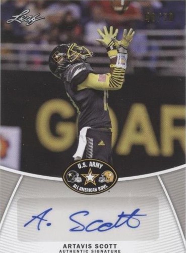 2014 Leaf U.S. Army All-American Bowl Artavis Scott #BA-AS1