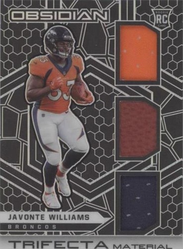2021 Panini Obsidian Javonte Williams #TM-JW