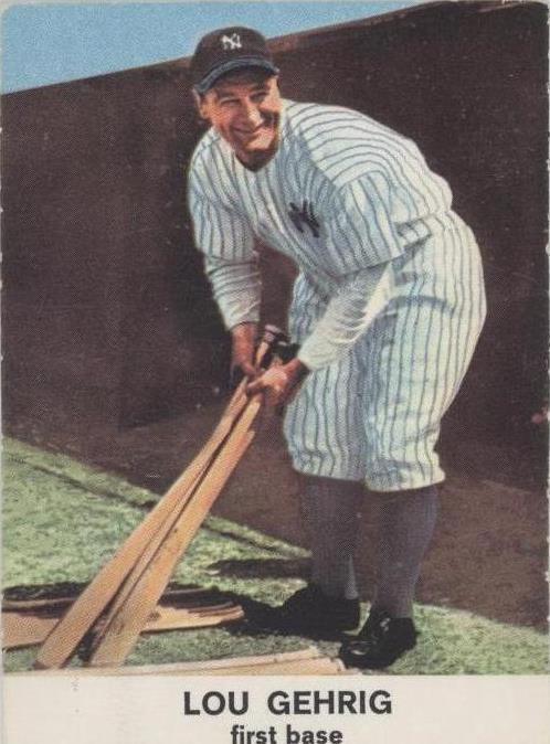 Salón de la Fama Golden Press 1961 - Lou Gehrig #16