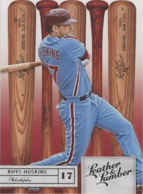 2019 Panini Leather & Lumber - Rhys Hoskins #77
