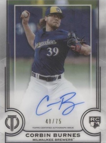 2019 Topps Tribute - Corbin Burnes #LA-CB