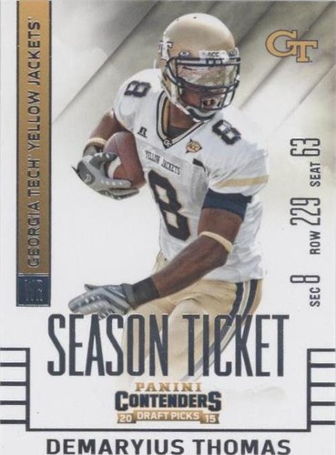 2015 Panini Contenders Draft Picks Demaryius Thomas #31