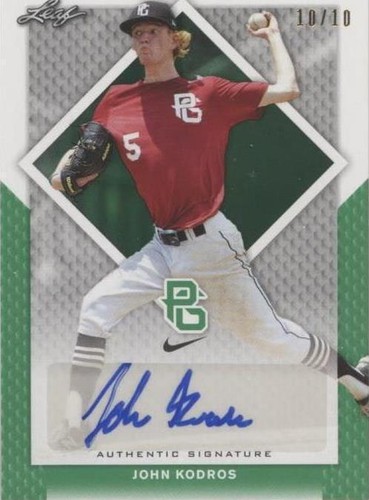 2016 Leaf Perfect Game National Showcase - John Kodros #BA-289